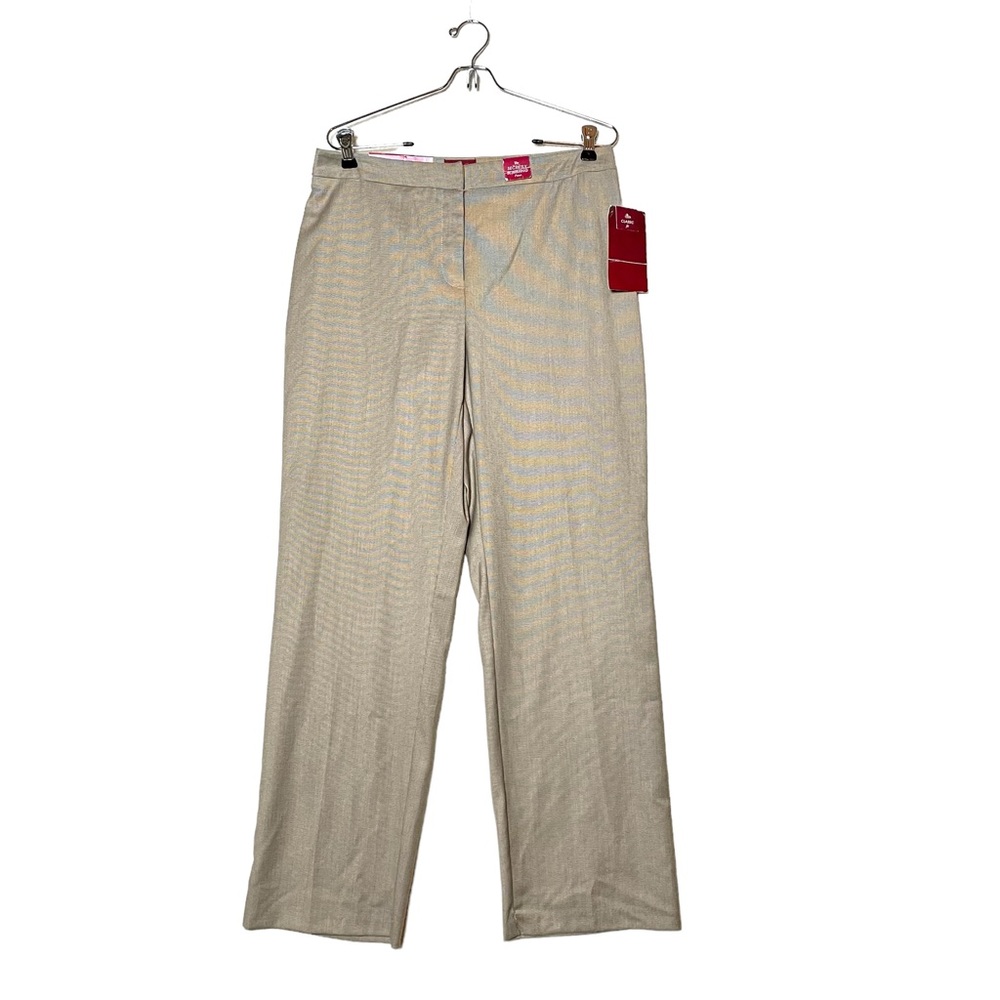 212 Collection Classic Fit Relaxed Women's Trouser's Taupe Size 10 Petite - NWT